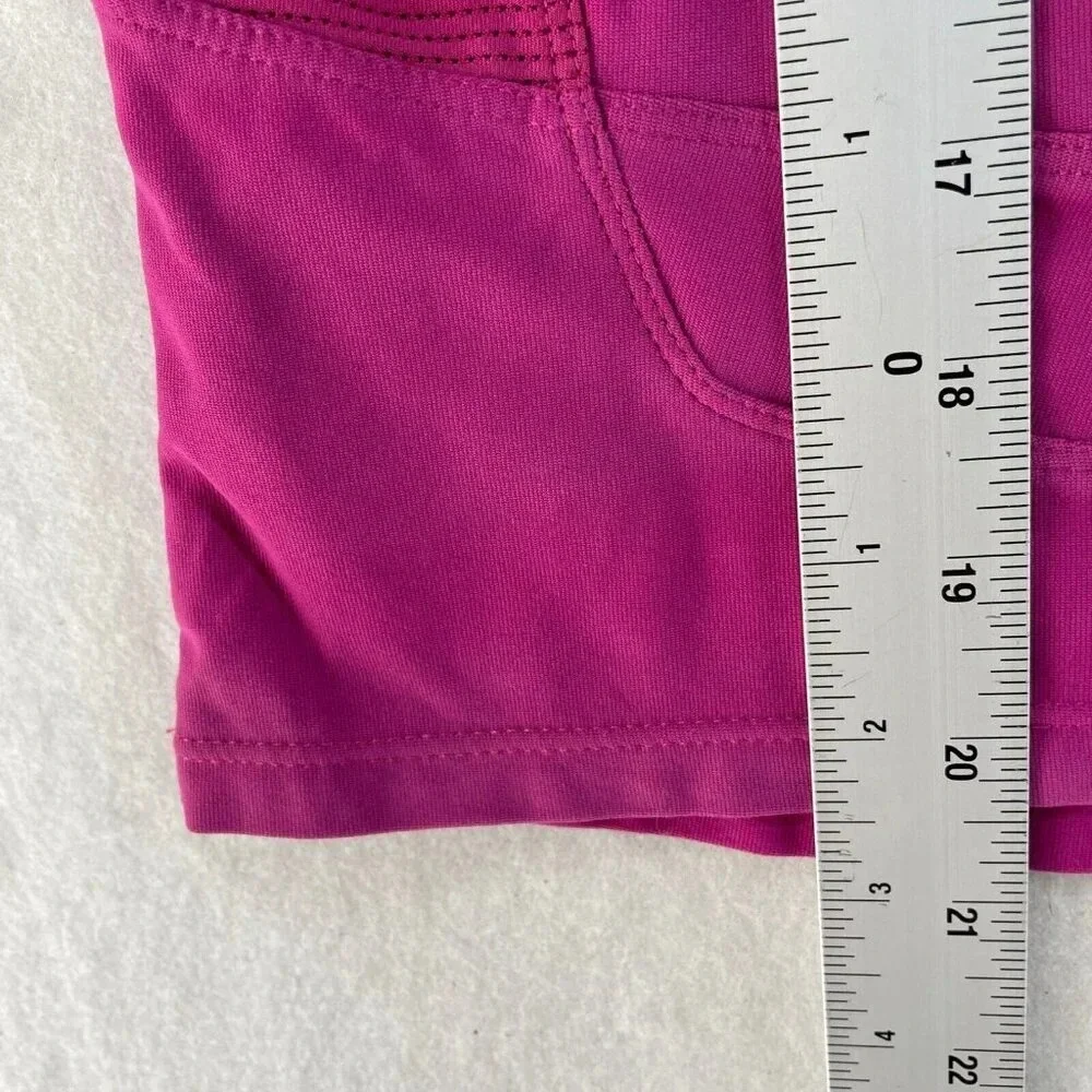 Nike Tank Top Womens Medium Pink Dri- Fit Cropped Logo Breathable Pullover - Picture 3 of 7